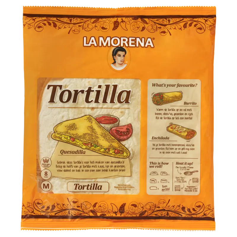 La Morena Tortilla wraps original medium