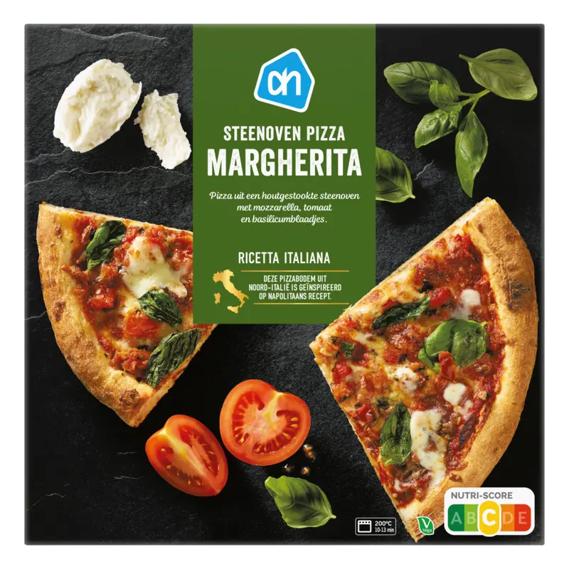 Steenoven pizza margherita