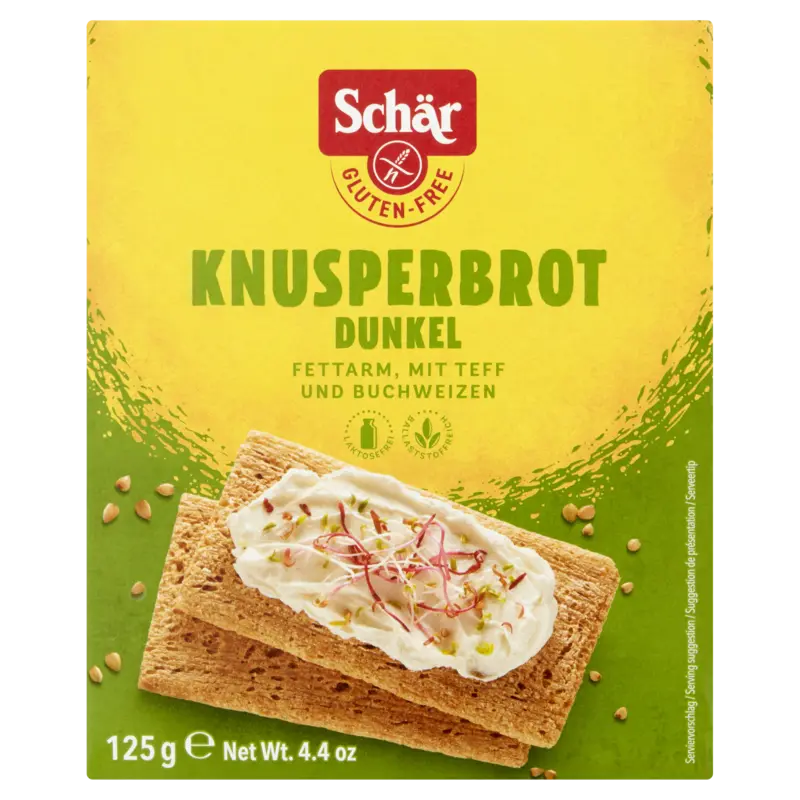 Schär Knusperbrot dunkel glutenvrij