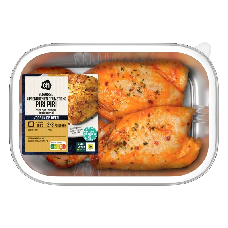Voor in de oven scharrel kip piri piri
