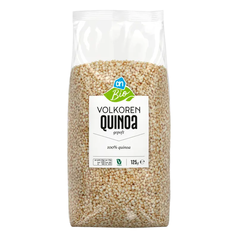 Biologisch 100% Volkoren quinoa gepoft