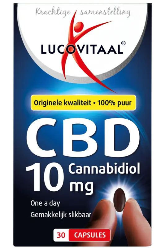 Lucovitaal CBD cannabidiol 10mg capsules
