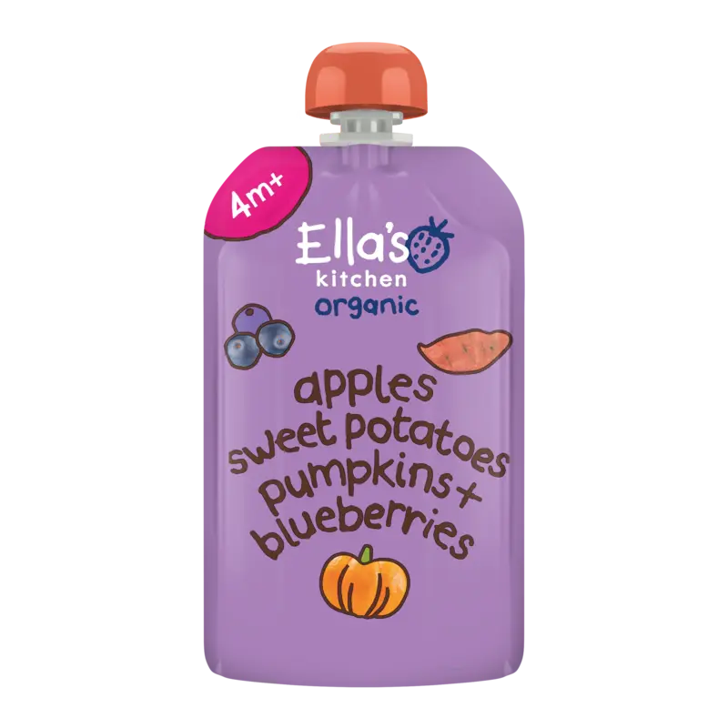 Ella's kitchen Biologische zoete aardappel, pompoen 4m+