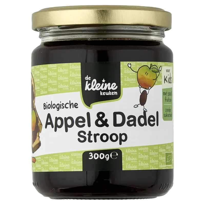 De Kleine Keuken Biologische appel & dadel stroop kids