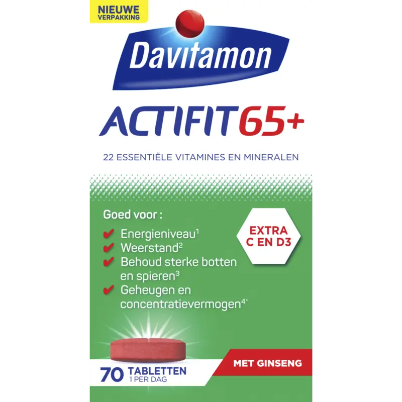 Davitamon Actifit 65+
