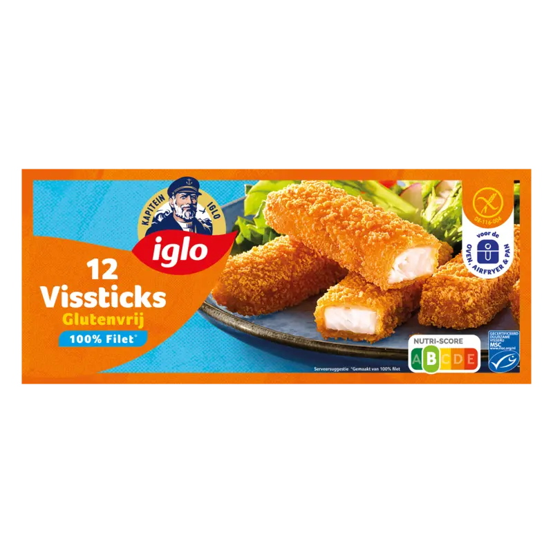 Iglo Vissticks glutenvrij