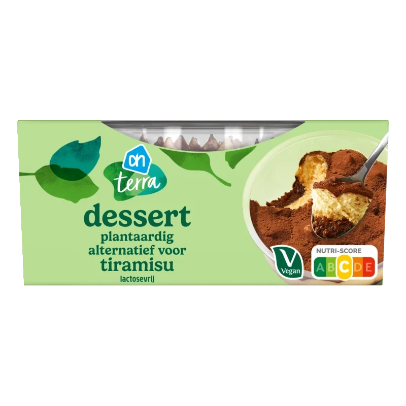 Terra Plantaardige dessert tiramisu