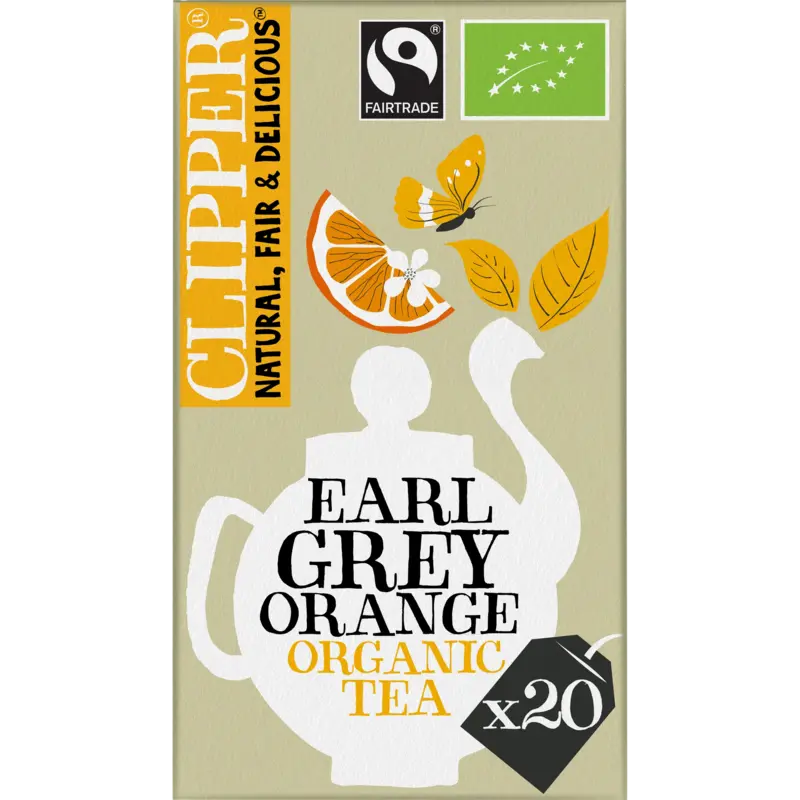 Clipper Earl grey orange organic tea