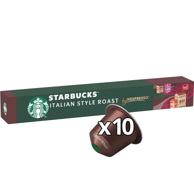 Starbucks Nespresso Italian style roast capsules