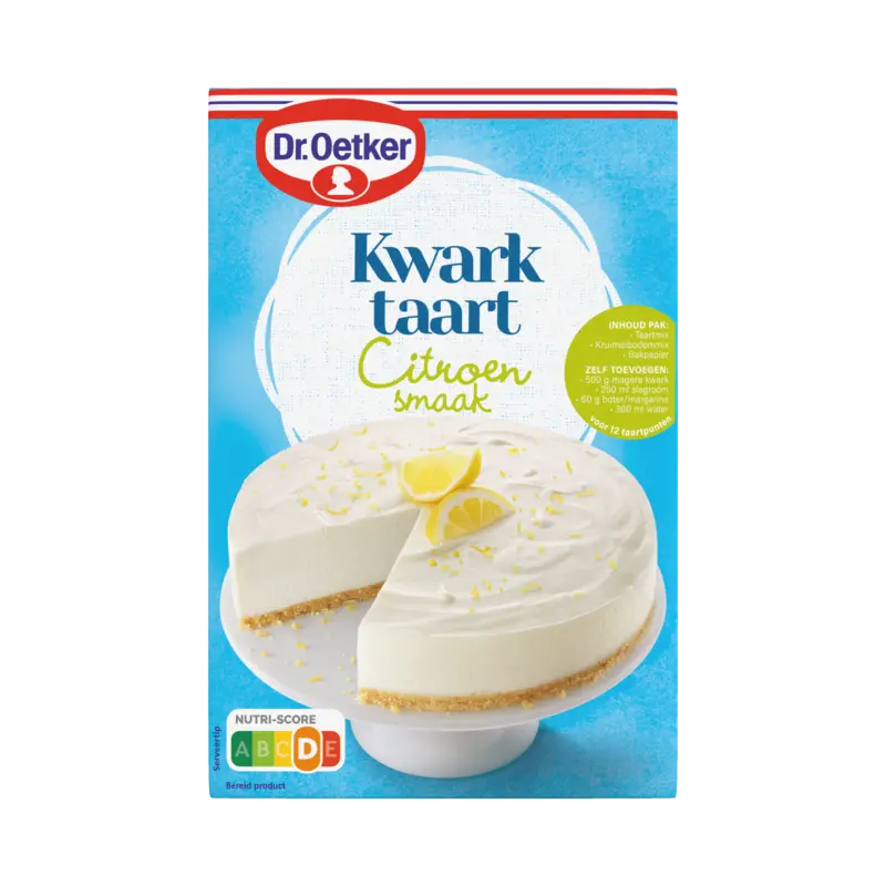 Dr. Oetker Kwarktaart citroensmaak bakmix