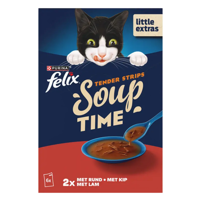 Felix Soup filets met rund kip lam