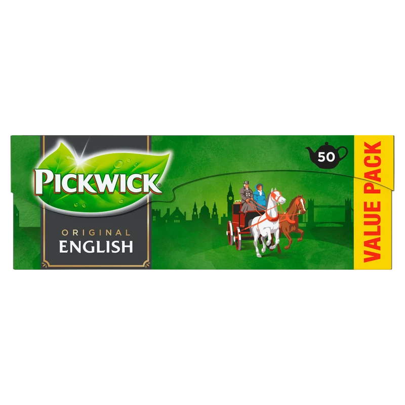 Pickwick English zwarte thee (pot) voordeelpak