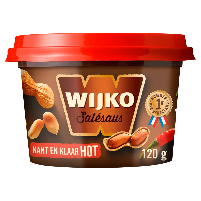 Wijko Satésaus hot kant en klaar