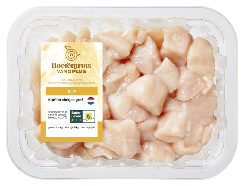 Boerentrots Kipfiletblokjes grof