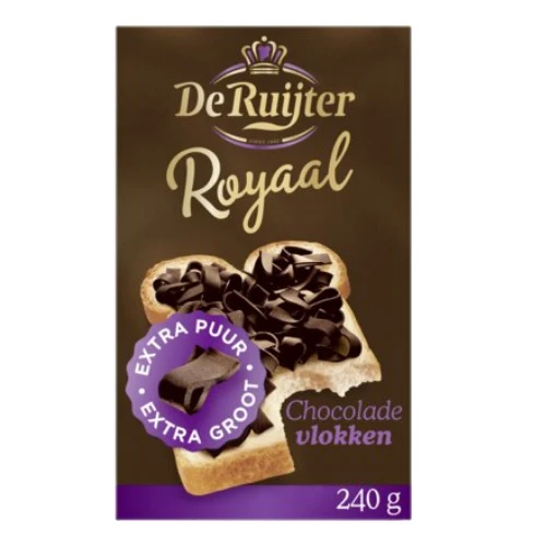 De ruijter royale hagel extra puur 390 gr