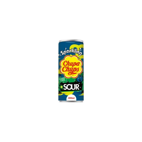Chupa chups sour blueberry sparkling 25 cl