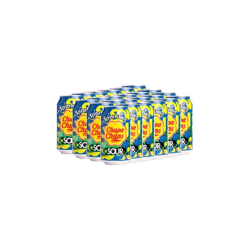 Chupa chups sour blueberry sparkling 12x25 cl