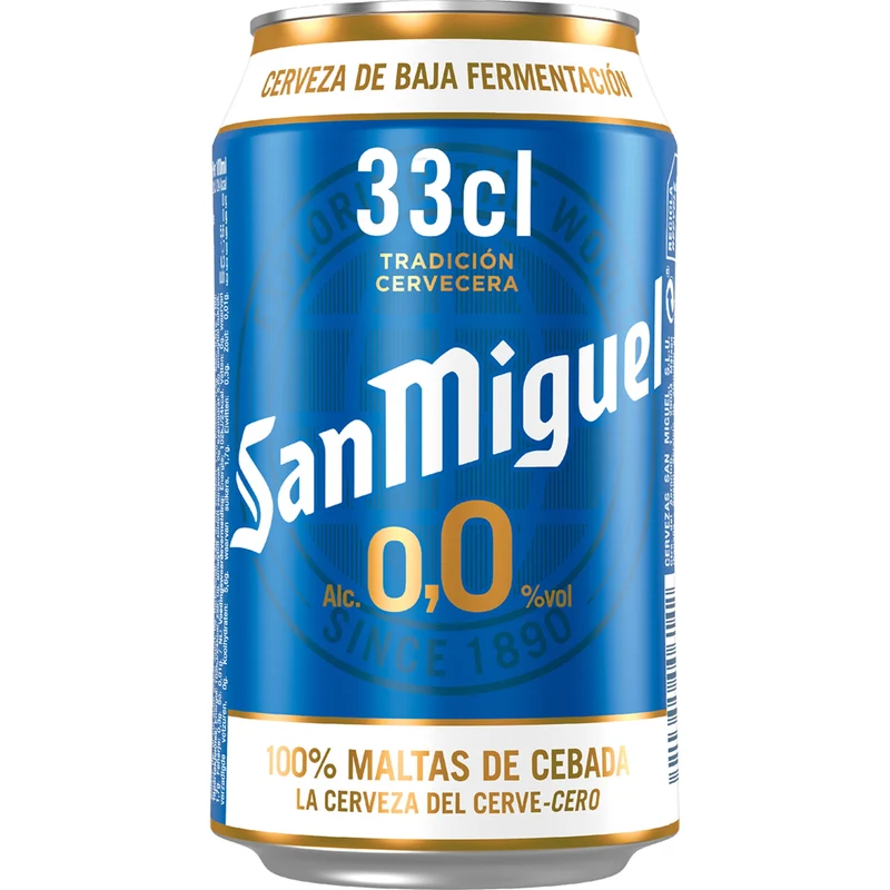 SAN MIGUEL SIN ALC. 0,0% LATA 24x33 CL.