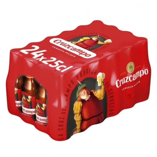 CRUZCAMPO CERVEZA BOTELLÍN 24x25 CL.