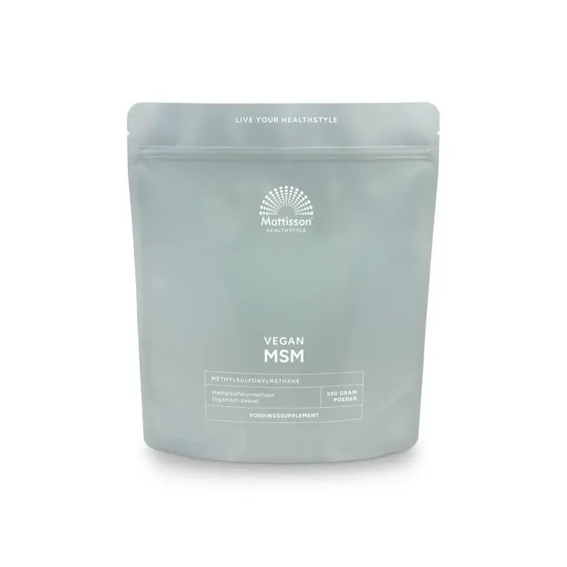Mattisson Vegan msm poeder pure 550 gram
