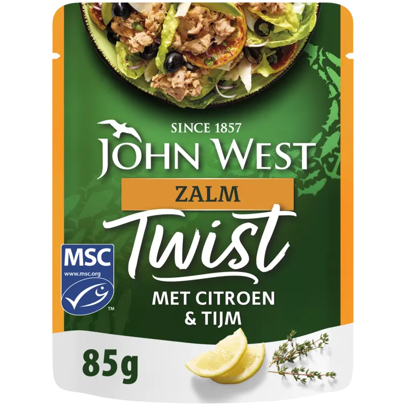 John West Twist zalm met citroen & tijm