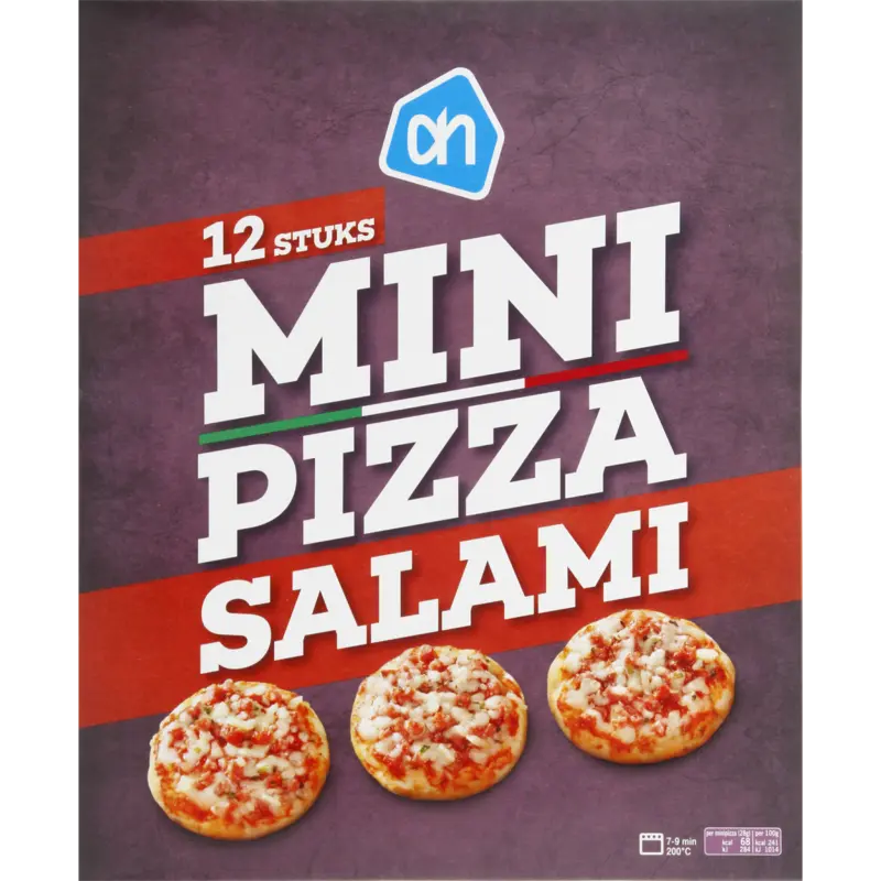 Mini pizza salami