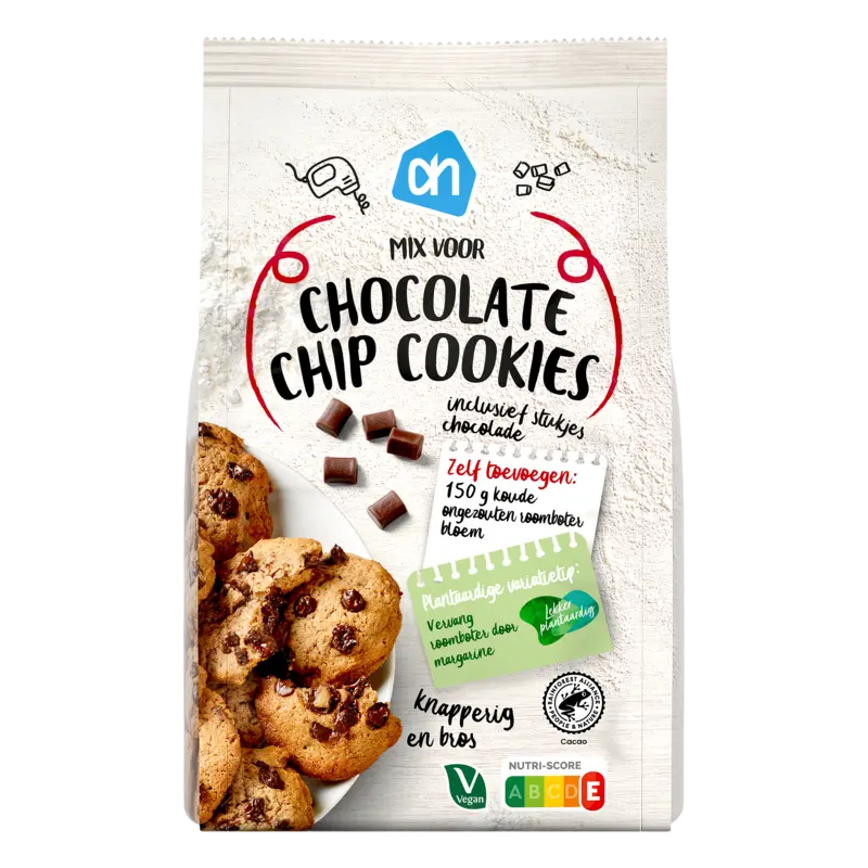 Mix voor chocolate chip cookies
