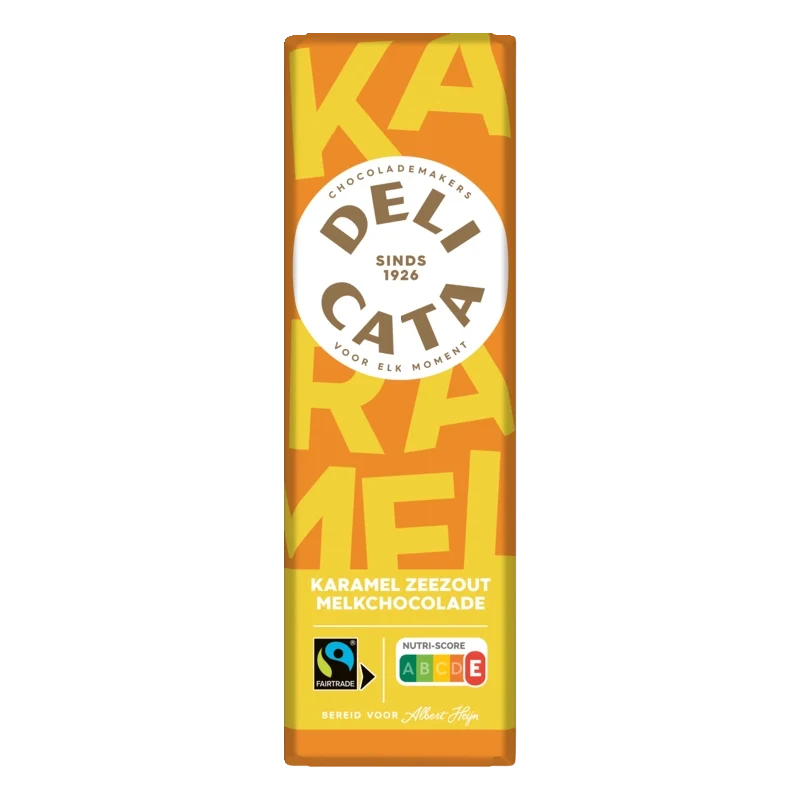 Delicata Reep melkchocolade karamel zeezout
