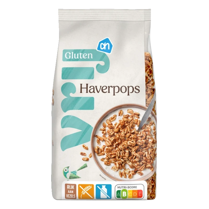 Glutenvrij Vezelrijke haverpops