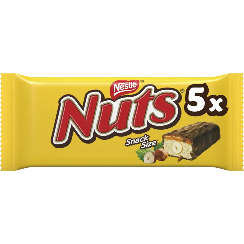Nuts Melkchocolade snacksize 5-pack