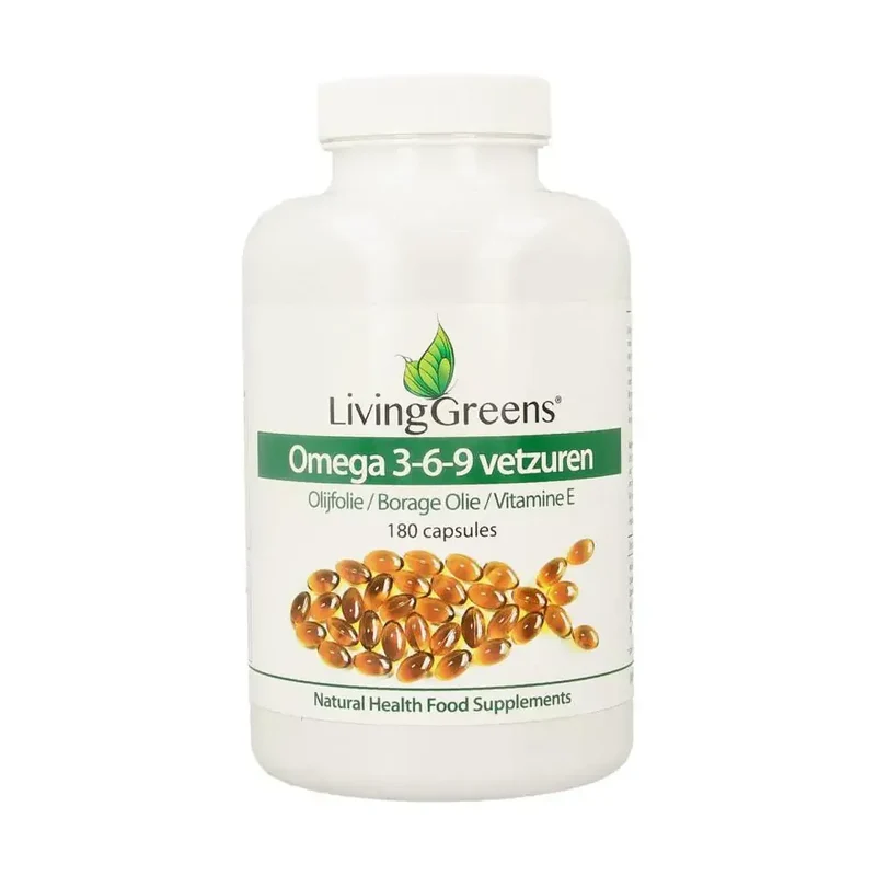 Livinggreens Omega 3 6 9 complex 180 capsules