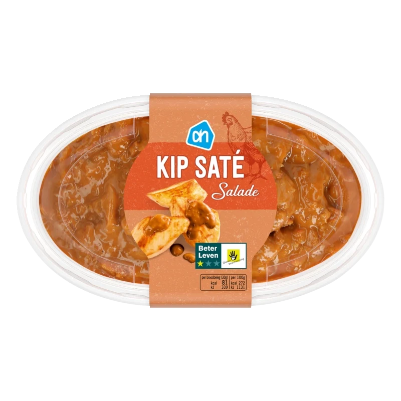 Kip saté salade