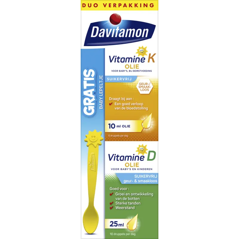 Davitamon Baby eerste vitamines D + K