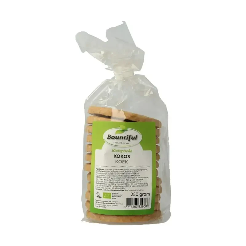 Bountiful Kokos koek 250 gram