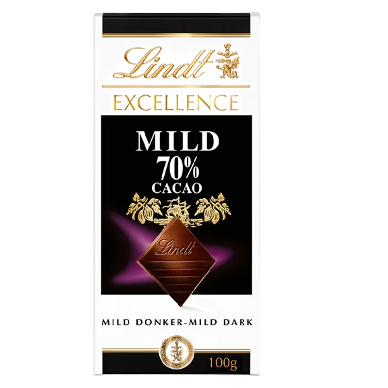Lindt Excellence 70% mild pure chocolade