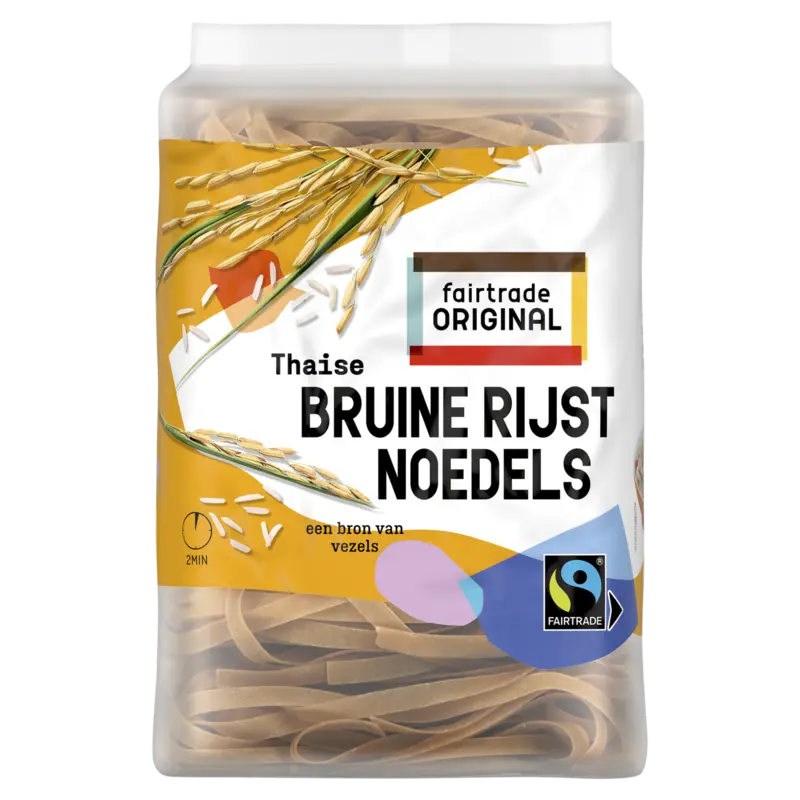 Fairtrade Original Thaise rijst noedels zilvervliesrijst