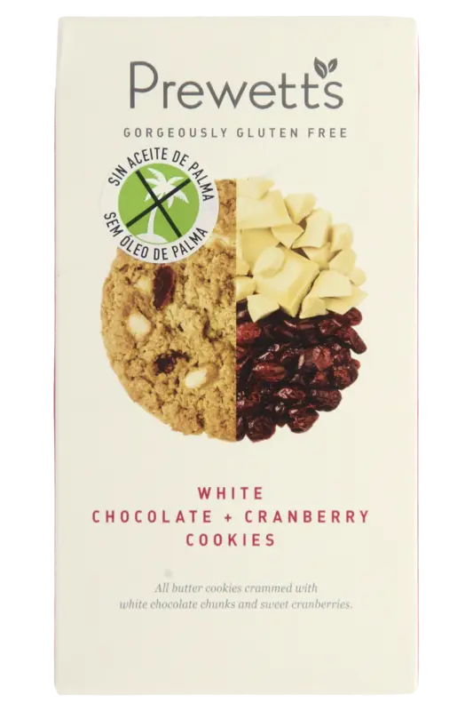 Prewetts White chocolate & cranberry cookies