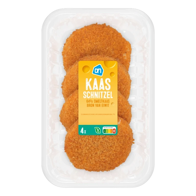 Vegetarische kaasschnitzel