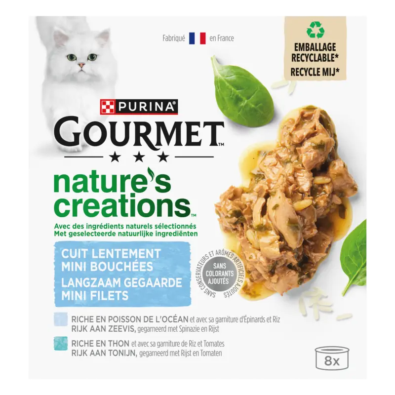 Gourmet Nature's creations met zeevis & tonijn