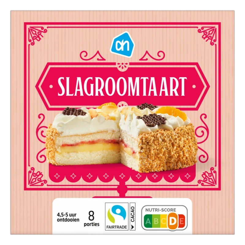 Luxe slagroomtaart