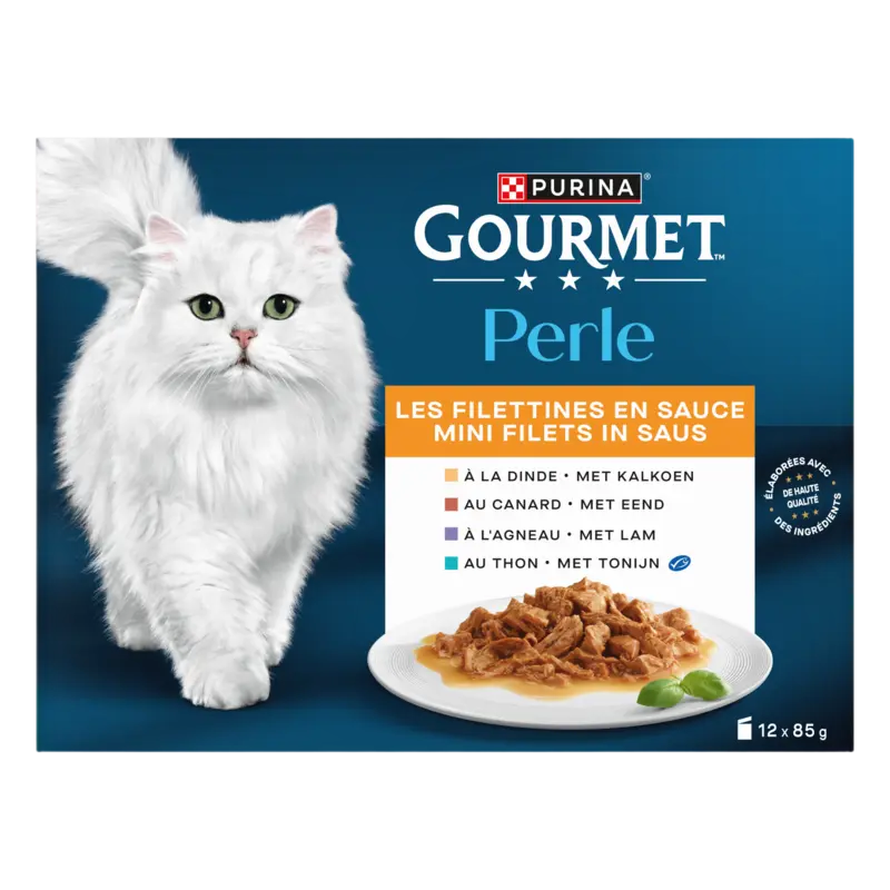 Gourmet Perle minifilets in saus eend tonijn lam