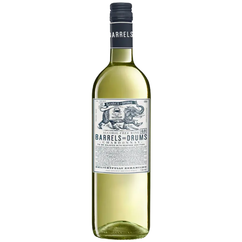 Barrels and drums Chardonnay Alcoholvrij