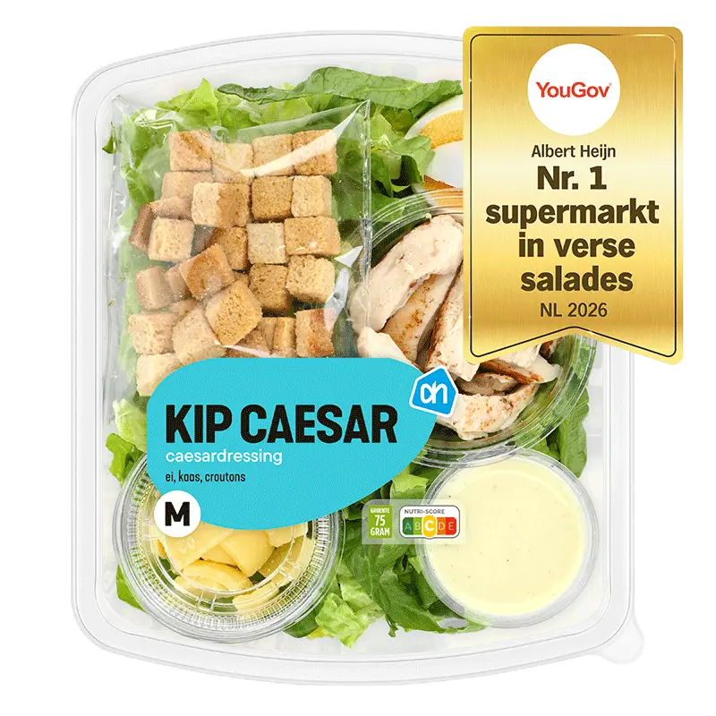 Lunchsalade kip caesar