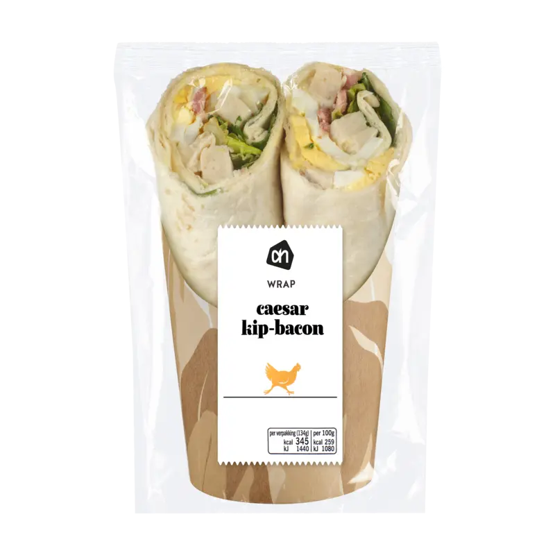 Wrap caesar kip bacon