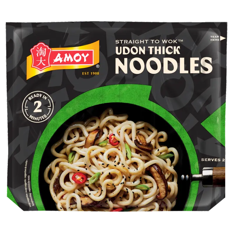 Amoy Straight to wok udon thick noodles