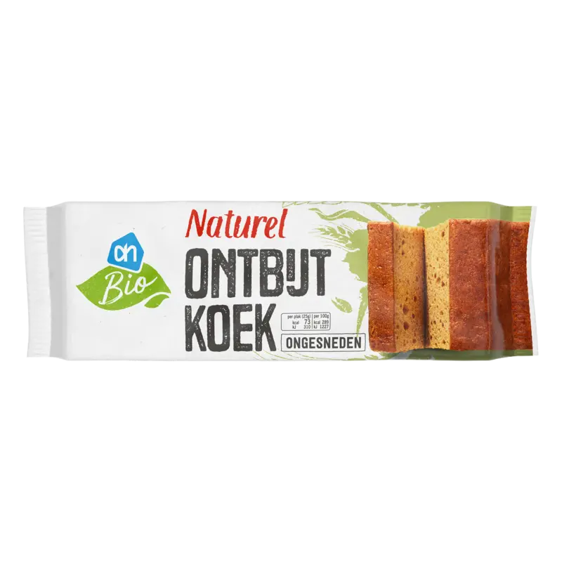 Biologisch Ontbijtkoek naturel ongesneden