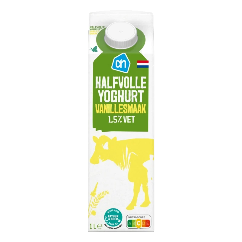 Halfvolle yoghurt vanille 1,5%
