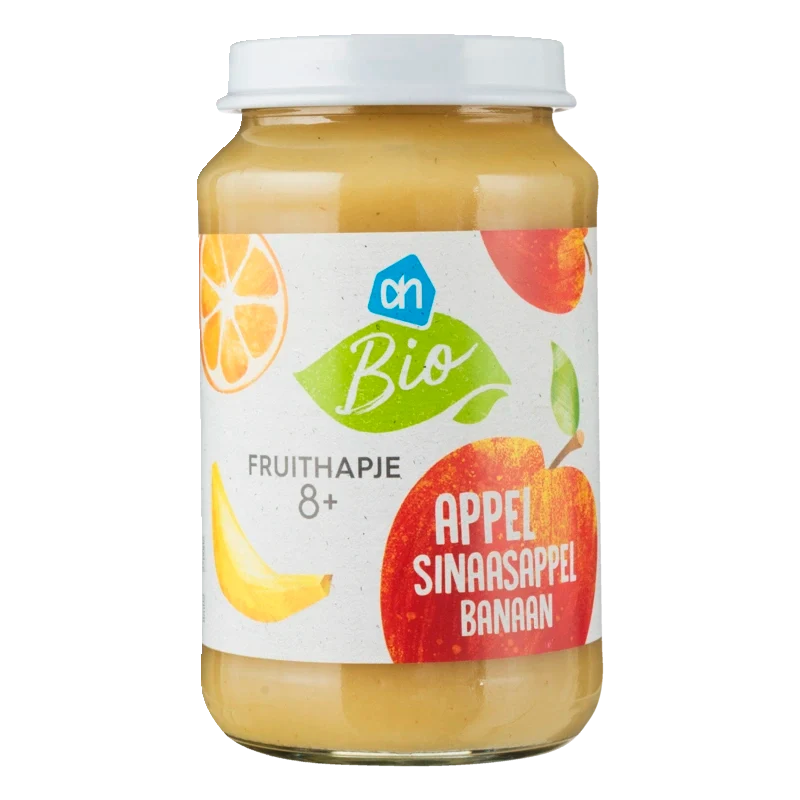Biologisch Fruithapje appel sinaasappel 8m+