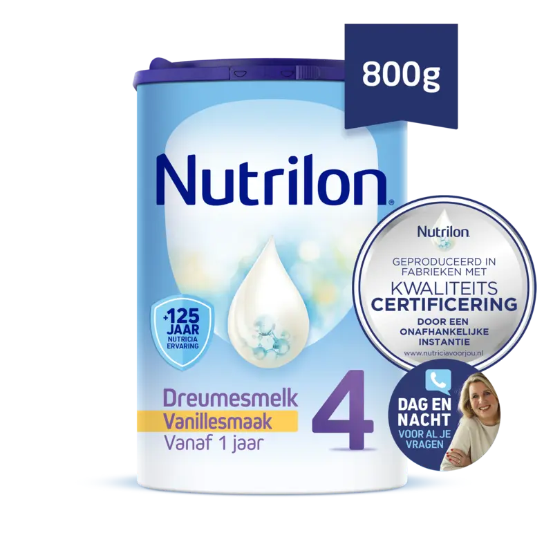 Nutrilon 4 dreumesmelk vanille 1+ jaar