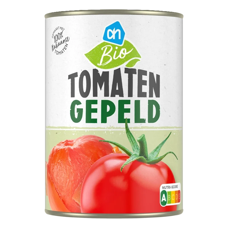 Biologisch Tomaten gepeld